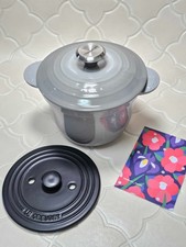 Le Creuset Cocotte Every Rice Pot With Inner Lid 18cm 2.1qt MIST GRAY Cast Iron