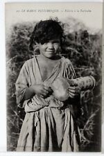 GIRL A LA DARBOUKA MOROCCO CPA POSTCARD 7867