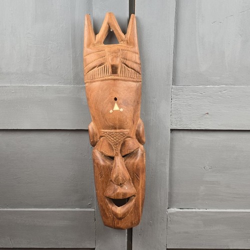 Masque africain ancien bois - masque,