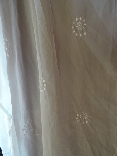 95x1 large rideau - , blanc