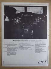 1/1969 PUB LMT FLIGHT SIMULATOR ORIGINAL FRENCH AD