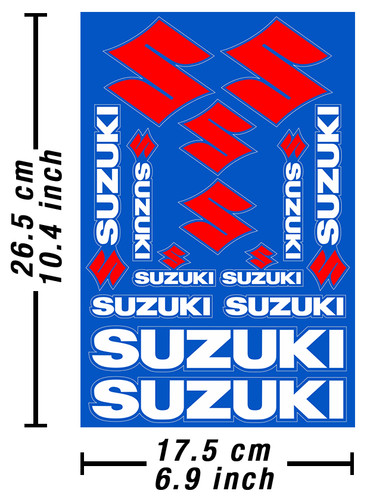 Suzuki decals stickers - suzuki, moto