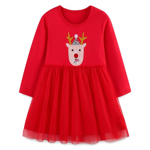 Robe fille enfant noël - robe,