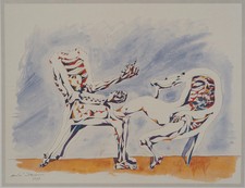 André Masson: Furniture Conversation - Signed Lithograph