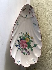 LUNÉVILLE RARE RAVIER FORME COQUILLAGE MODÈLE RÉVERBÈRE ROSE