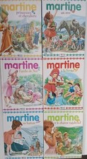 MARTINE LOT DE 6 LIVRES