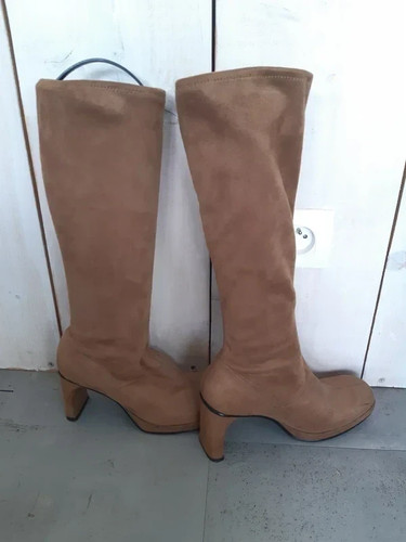 Bottes hautes daim - bottes,