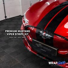 PREMIUM Ford Mustang Mach-E Viper Stripes (GLOSS BLACK)