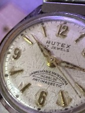 Vintage Rutex Ladies Watch With Great Stretch Band.  