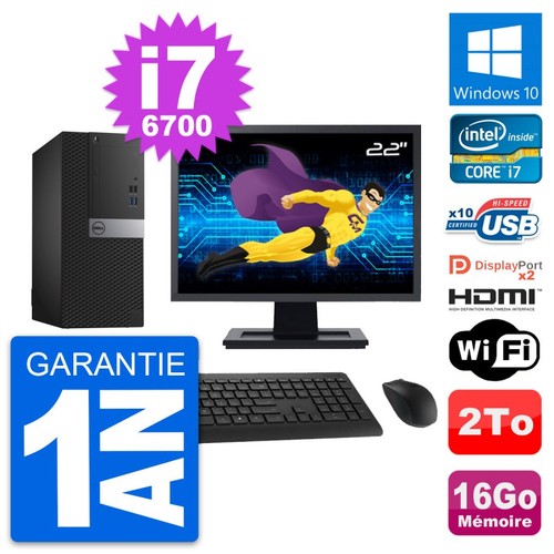 Tour dell 7040 - ecran, 22"