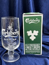 Verre à bière Carlsberg avec