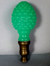 Antique Opaline Portieux Stair Ramp Ball Pineapple Shape 19th Century C710