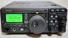 YAESU FT-897DM HF/50/144/430MHz All Mode Transceiver 50W + TXCO + Mic Good Cond.