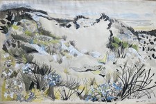 DANY LARTIGUE Aquarelle 1963