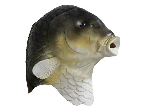 Marron poisson carpe masque - marron,