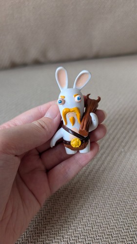 Figurine lapins crétins homme - lapins,