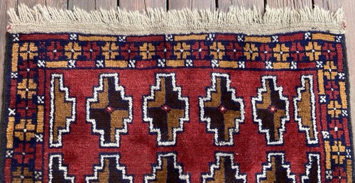 Tapis afghan beloutch laine - tapis,