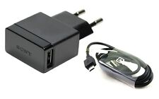 EP880 CHARGEUR SECTEUR PRISE DE COURANT 1,5A ORIGINAL SONY + CABLE CORDON USB