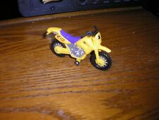 Plastic 1/20 ? 4" Super Motorcross 250cc Dirt bike Suzuki Honda Yellow FREE Ship
