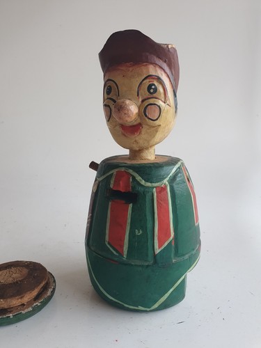 Pinocchio tirelire bois - tirelire, en