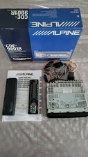 Alpine CDE-9801 CD Receiver 45v X 4 Full-DIN Car Stereo Complete With Everything