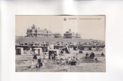 Carte postale ostende - ostende, villa