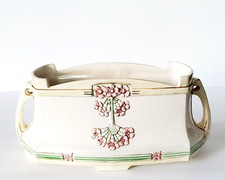 VINTAGE FRENCH CERAMIC JARDINIER #7719/3 ART NOUVEAU VASE PLANTER POT