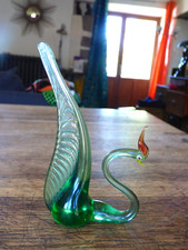 petit oiseau en verre cristal