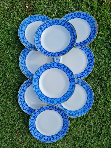 Assiettes porcelaine - 9,