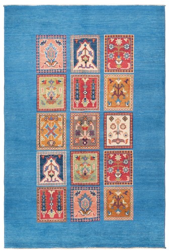 Kazak tapis oriental noué - noué, à