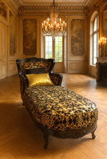 Chaise longue recamiere style