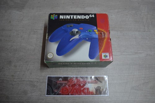 Boite vide manette bleue - vide,