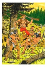 Blek le Roc - Estampe pigmentaire sur papier d'art. Format A4 - Amouriq