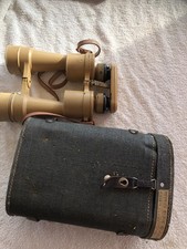 JUMELLES 1933 HUET PARIS 10 x 50 pour pieces avec etui tropicalisé