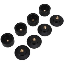 Lot de 4 pieds d'enceintes : coussinets anti-vibrations antichoc pour
