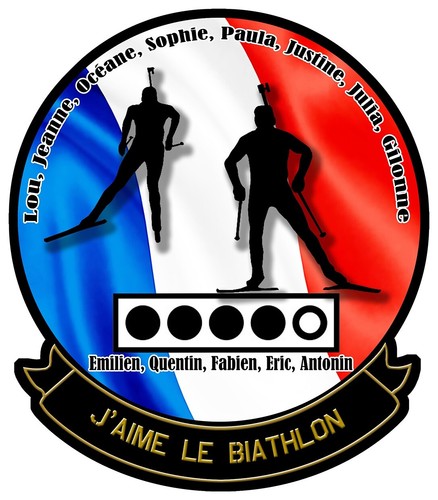 Sticker aime biathlon - sticker, le