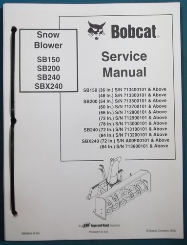 Bobcat sb150 sb200 sb240 - sb200,