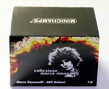 MINICHAMPS 1/8 MARCO SIMONCELLI ? AGV HELMETS 2011 SAN CARLO HONDA GRESINI MOTORCYCLE
