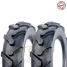 2 Pneus Tracteurs 3.50 - 8 Gomme Roue Couvertures 4PR Motoculteur Tondeuse