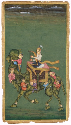 Indien peinture reine sur - indien,