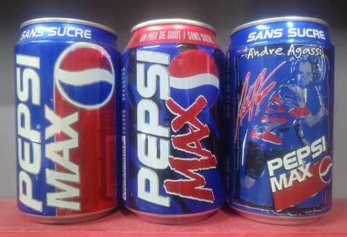 Lot canettes pepsi max 33 - lot, de