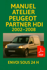 Manuel Atelier Peugeot Partner