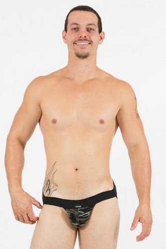 Military jock strap look - military,