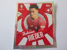 Sticker TOPPS UEFA EURO 2024 GERMANY - N° SUI PTW RIEDER CADRE ARGENT
