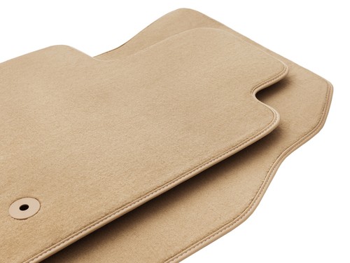Tapis avant velours - velours, citroen