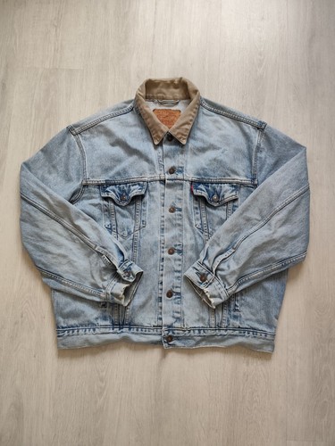 Veste jean coton bleu - en,