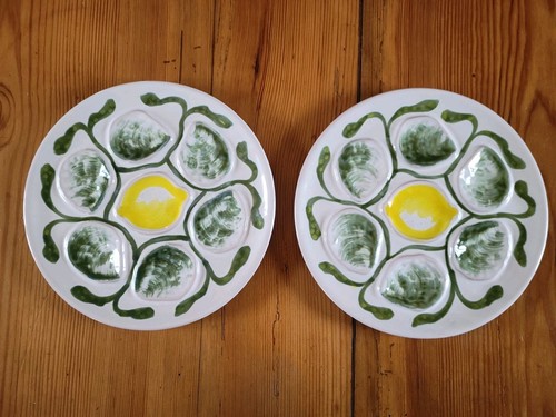 Assiettes huitres - assiettes,