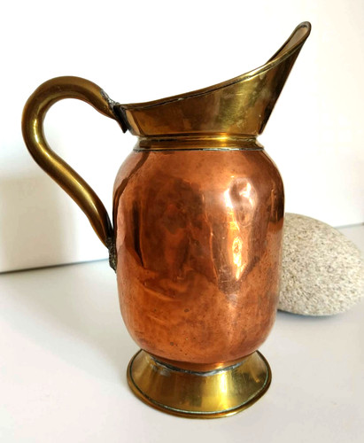 Pichet ancien cuivre et - pichet,