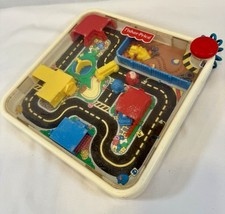 Vintage Fisher Price Magna Magnet Mover Town Play set 1994 #2840