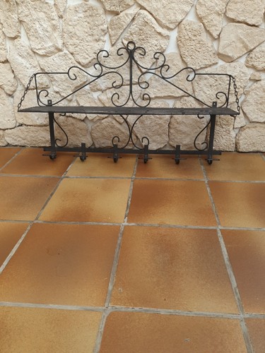 Porte manteau fer forgé - fer,